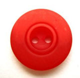 B13994 20mm Tonal Deep Orange Matt 2 Hole Button - Ribbonmoon