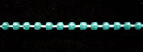 PT37 2.5mm Turquoise and Iridescent Strung Pearl, Bead String Trimming - Ribbonmoon