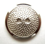 B8020 18mm Silver Metal Alloy 2 Hole Button - Ribbonmoon