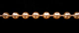 PT126 4mm Peach Strung Pearl / Bead String Trimming - Ribbonmoon