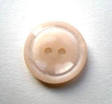 B17354 17mm Tonal Pale Peachy Pink Polyester 2 Hole Button - Ribbonmoon