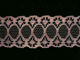 L443 21mm Vieux Rose Pink Flat Lace - Ribbonmoon