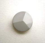 B14305 14mm Pale Grey Sectional Shank Button Rising to Centre Point - Ribbonmoon