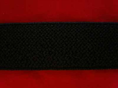 EB29 19mm Black Plush Back Elastic.