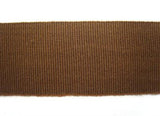 R1987 28mm Mid Brown Petersham Grosgrain Ribbon - Ribbonmoon