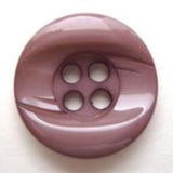 B5765 18mm Helio Mauve Gloss Chunky 4 Hole Button - Ribbonmoon