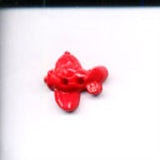 B14142 17mm Red Aeroplane Shaped Novelty 2 Hole Button - Ribbonmoon