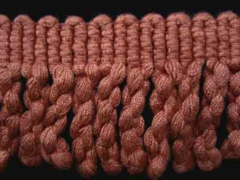 FT1549 62mm Dusky Pink Bullion Fringe - Ribbonmoon