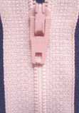 Z1399 Optilon 18cm Very Pale Pink Nylon No.3 Closed End Zip - Ribbonmoon