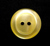 B13297 17mm Tonal Lemon Polyester 2 Hole Button - Ribbonmoon