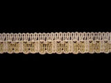 L140 9mm Pale Primrose and White Flat Lace - Ribbonmoon