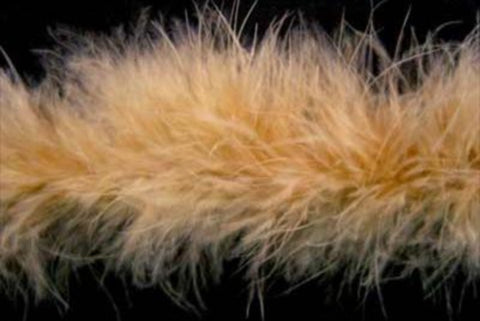 MARAB3 Honey Marabou String (Swansdown). Turkey Feather - Ribbonmoon