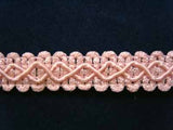 FT372 12mm Pale Azalea Pink Braid Trimming - Ribbonmoon