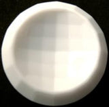 B12978 23mm White Gloss Golf Ball Finish Shank Button - Ribbonmoon