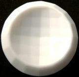 B12978 23mm White Gloss Golf Ball Finish Shank Button - Ribbonmoon