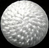 B6380 50mm Pearlised White Domed and Textured Shank Button - Ribbonmoon