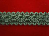 FT1065 13mm Deep Linden Green Corded Braid Trimming - Ribbonmoon