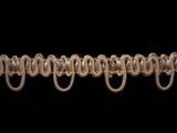 BLOOP8 12mm Cream Ecru Button or Bridal Looping, Stretch Loops - Ribbonmoon