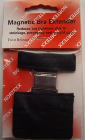 BRAX22 51mm Black Magnetic Bra Adjuster / Extender, Easy Fit. - Ribbonmoon