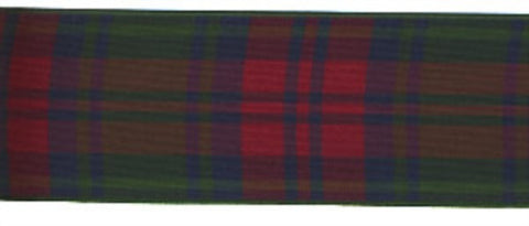 R5066 37mm Double Faced Polyester Lindsay Tartan Ribbon - Ribbonmoon