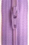 Z0497 YKK 25cm Lilac Nylon No.3 Closed End Zip