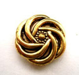 B14862 17mm Gilded Gold Poly Shank Button - Ribbonmoon