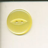 B12809 23mm Lemon 2 Hole Polyester Fish Eye Button - Ribbonmoon