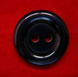 B4373 16mm Tonal Navy and Dark Royal Blue Pearlised 2 Hole Button - Ribbonmoon