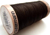 GQT 1712 Gutermann 200 metre spool of Cotton Quilting Thread. Dark Brown