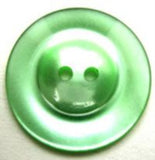 B10462 22mm Tonal Parakeet Green Polyester 2 Hole Button - Ribbonmoon