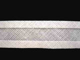 BB071 16mm White 100% Cotton Bias Binding - Ribbonmoon