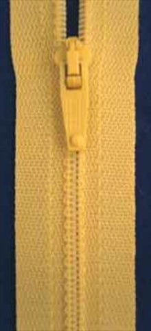 Z4481 15cm Pale Buttercup Lightweight No.2 Closed End Zip - Ribbonmoon