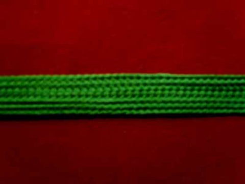 FT1530 7mm Deep Emerald Green Soft Braid Trimming - Ribbonmoon