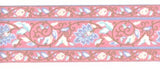 R6286 62mm 100% Cotton Flower Design Ribbon - Ribbonmoon