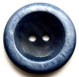 B11790 23mm Frosted Navy High Gloss 2 Hole Button - Ribbonmoon