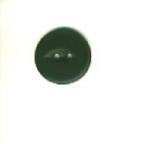 B4344 16mm Deep Forest Green Polyester Fish Eye 2 Hole Button - Ribbonmoon