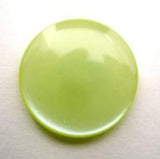 B14416 20mm Bright Mint Green Pearlised Polyester Shank Button - Ribbonmoon