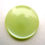 B14416 20mm Bright Mint Green Pearlised Polyester Shank Button - Ribbonmoon