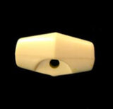 B12921 19mm Small Pale Primrose Toggle Button, Hole Built into the Back - Ribbonmoon