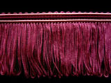 FT1690 5cm Hot Pink Looped Fringing on a Corded Braid