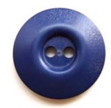 B5590 18mm Dusky Royal Blue Soft Sheen 2 Hole Button - Ribbonmoon