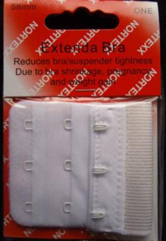 BRAX11 58mm White Bra Adjuster / Extender, Easy Fit. - Ribbonmoon