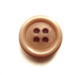 B8907 15mm Dusky Lobster Beige 4 Hole Button - Ribbonmoon