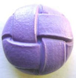 B7707 22mm Lilac Leather Effect Football Shank Button - Ribbonmoon