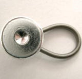 B12843 19mm Silver Adjustable Wonder Button