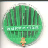 N002  30 Assorted Hand Sewing Needles - Ribbonmoon