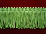 FT664 38mm Apple Green Dense Looped Dress Fringe - Ribbonmoon
