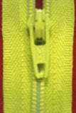 Z1967 YKK 46cm Sunny Lime Green Nylon No.3 Closed End Zip - Ribbonmoon