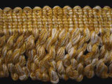 FT1548 62mm Burnt Jasmine, Straw and White Bullion Fringe - Ribbonmoon