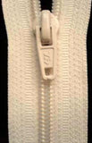 Z2229 46cm Cream Nylon No.5 Open End Zip - Ribbonmoon